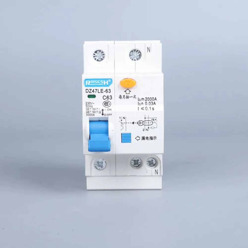 Residual Current Operated Circuit Breaker DZ47LE RCBO RCCB MCB RCD 16A ...