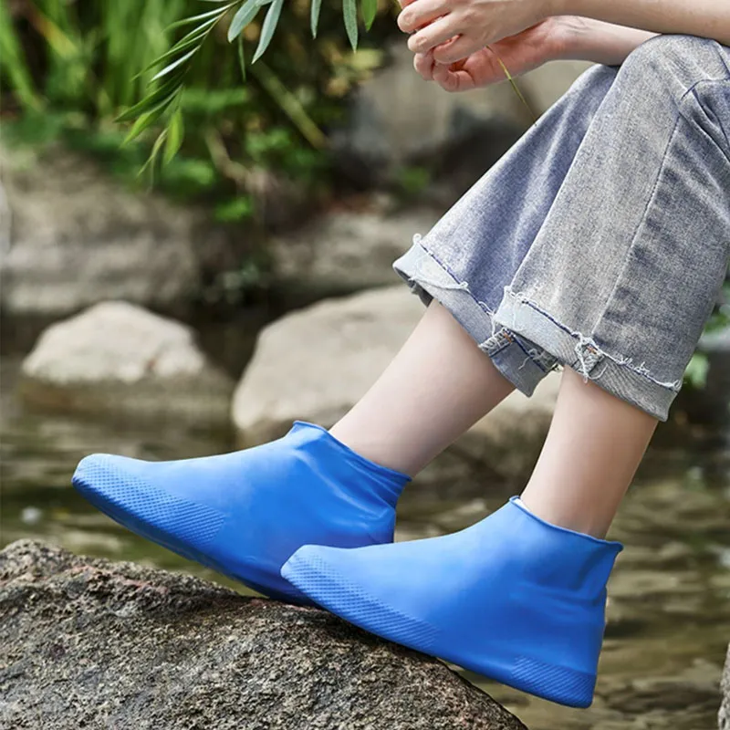 Shoe Covers Waterproof Rain (XL) Slip-On Galoshes For Hiking
