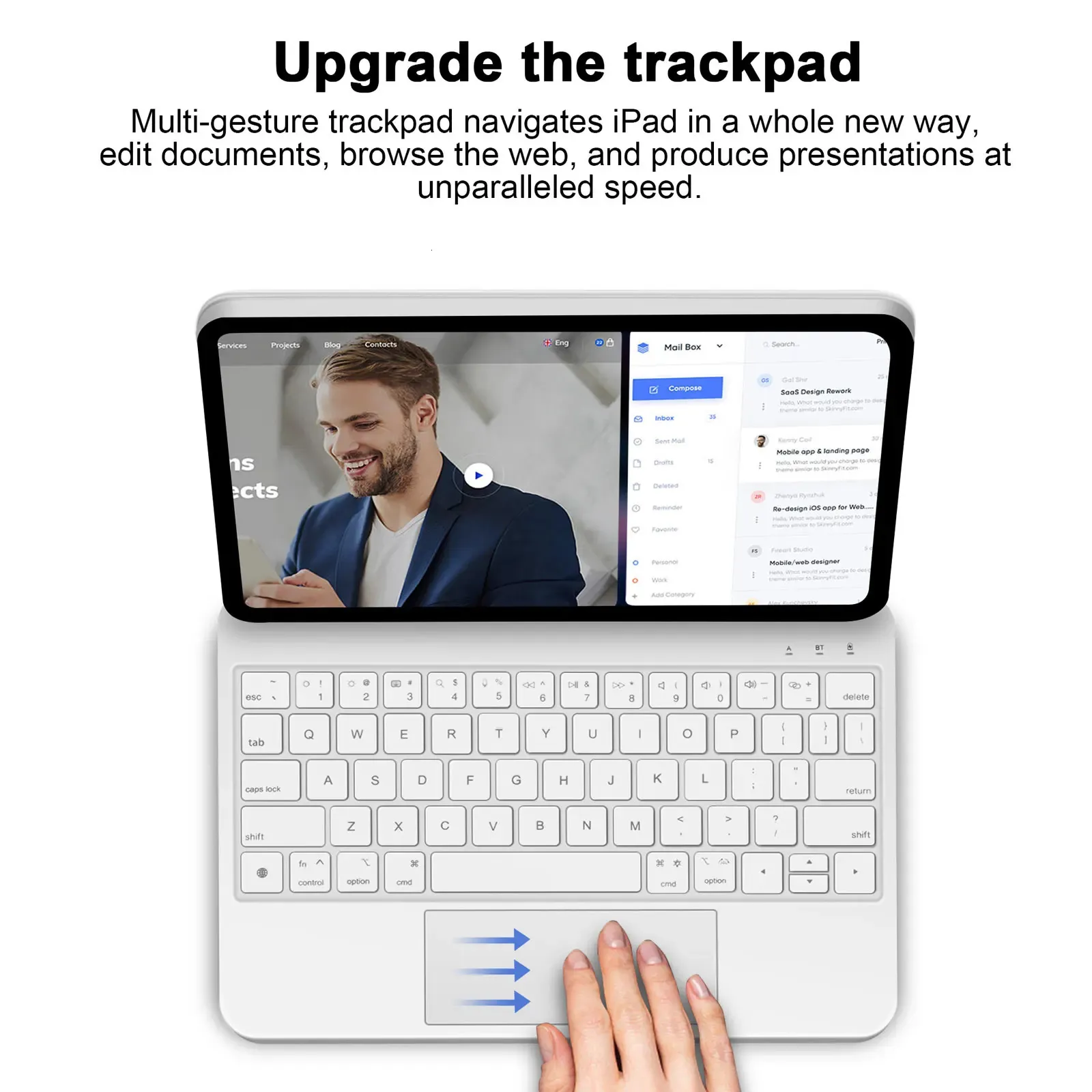 GOOJODOQ Magic cover laptop keyboard for iPad Pro 11/11/4/5 GOOJODOQ Magic cover laptop keyboard for iPad Pro 11/11/4/5