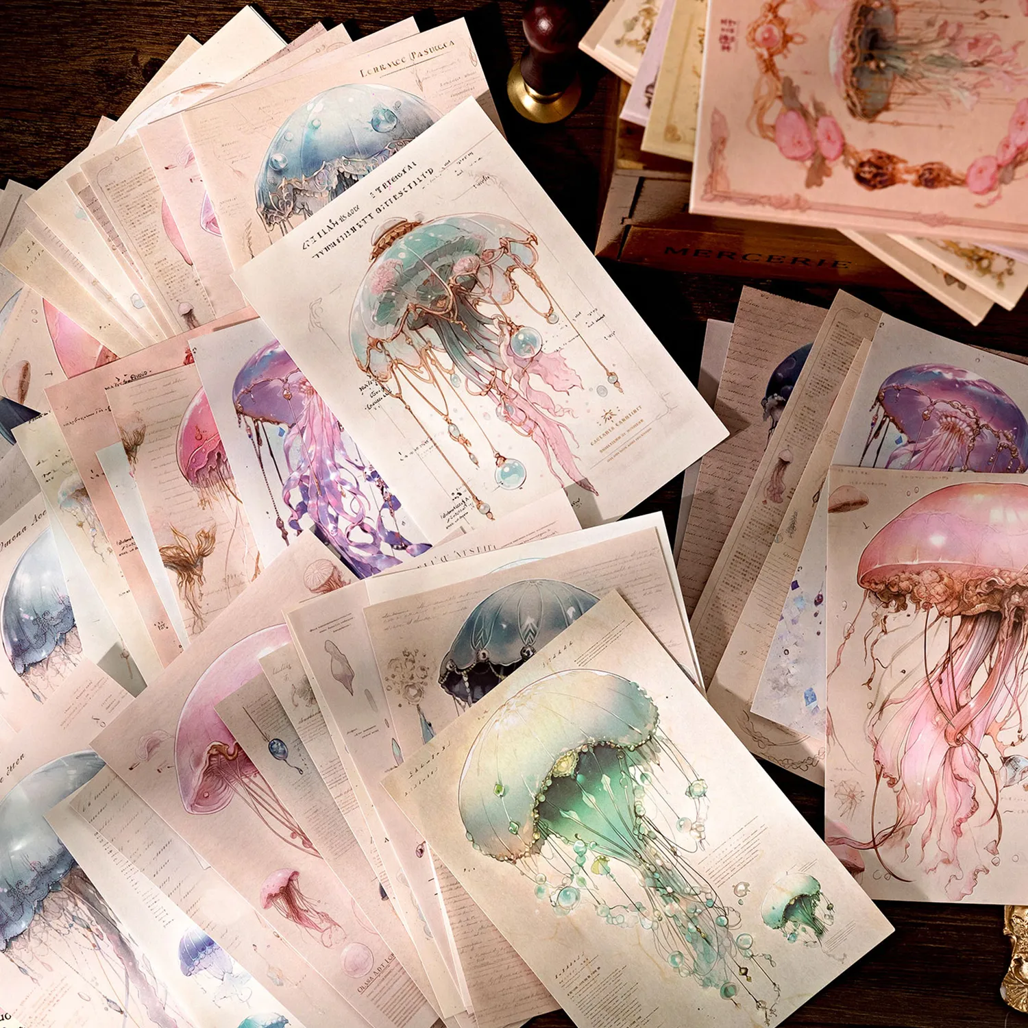 Free & Easy 廃盤　2010年12冊セット　美品 DHgate.com:50-Piece Vintage Decorative Paper Set for DIY