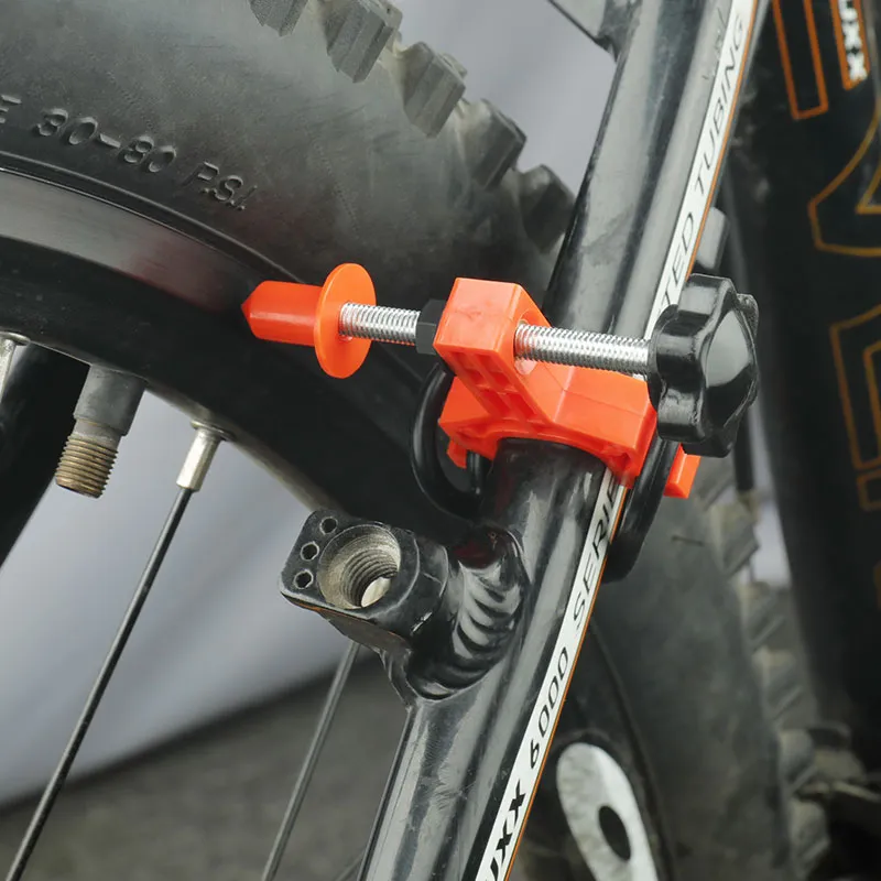 Portable MTB Bike Wheel Truing Stand Adjustable Rim Alignment Repair Tool Kit for Road and Mountain Bikes