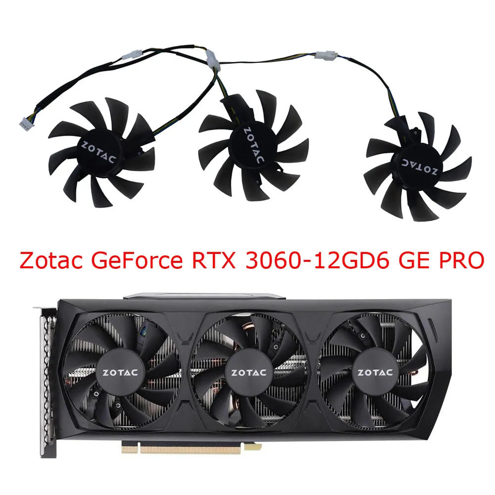 DIY GPU Fan Set For ZOTAC RTX3060 12GD GE PRO, RTX 2060 6G, 3060Ti