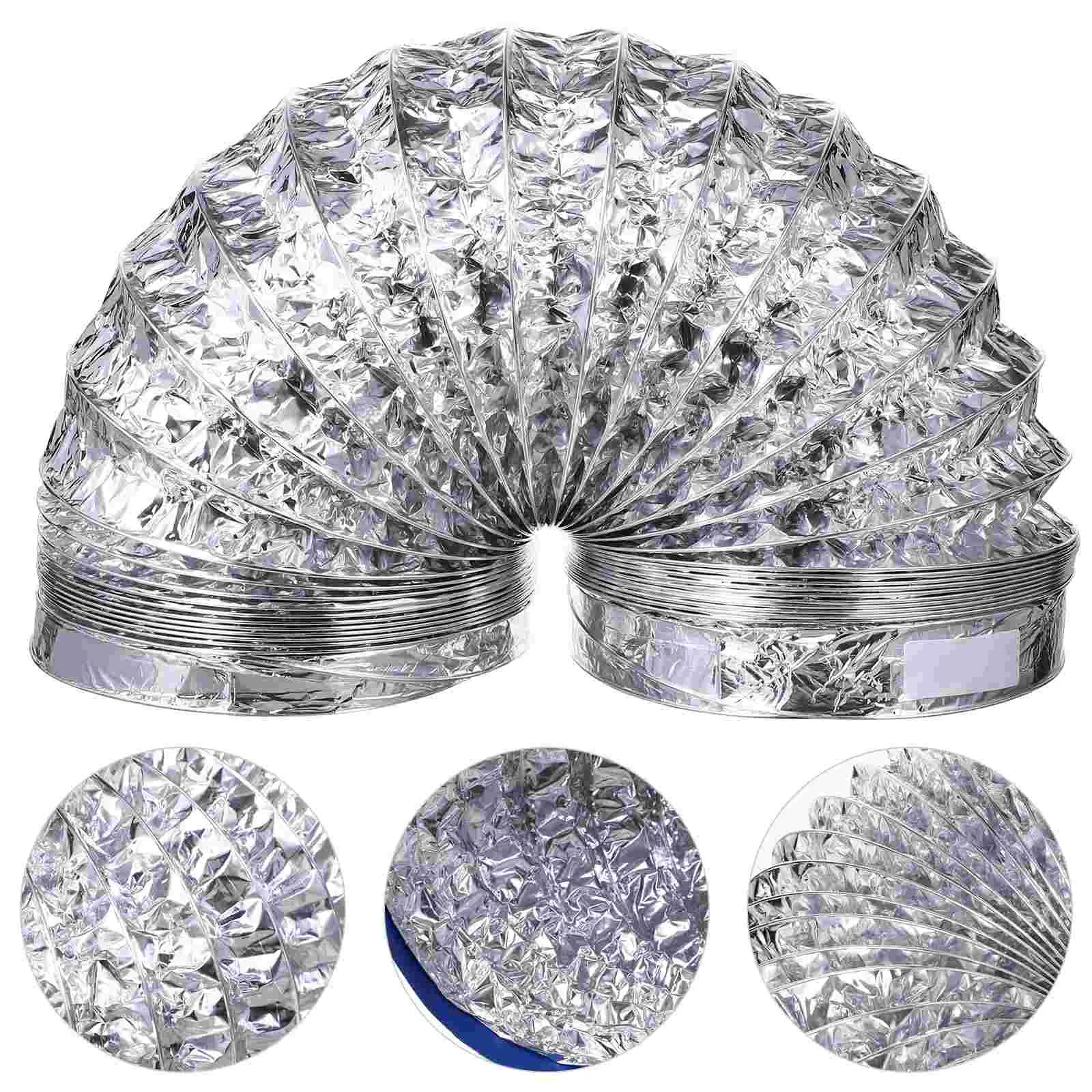 Save Big on Bulk Flexible Ducting Hose Ducting Vent Hose 7 Inch X 10 Feet  Thick Flexible Aluminum Foil Dryer Vent Hose For HVAC Air Ventilation |  Best ..., image size:1600x1600