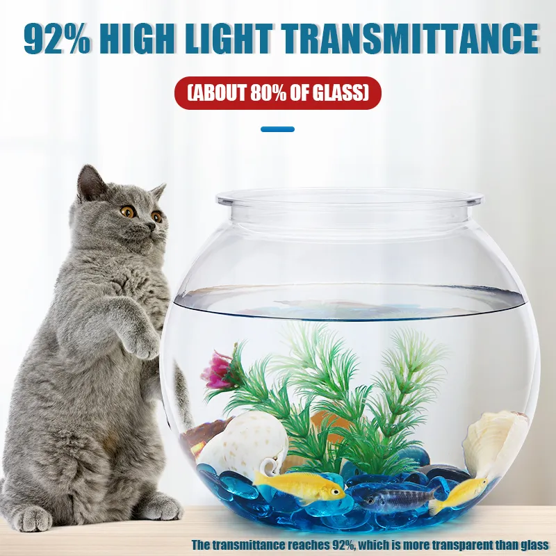 Fish Bowl Plastic Aquarium Tanks Round 1 Gallon Capacity for Betta and Mini  Fish from Dhgate Air Pumps & Accessories - price 2.91