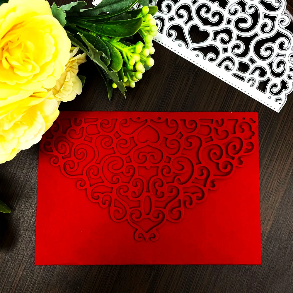 Lace Metal Cutting Dies DIY Scrapbook Embossing Cutters For Festival ...