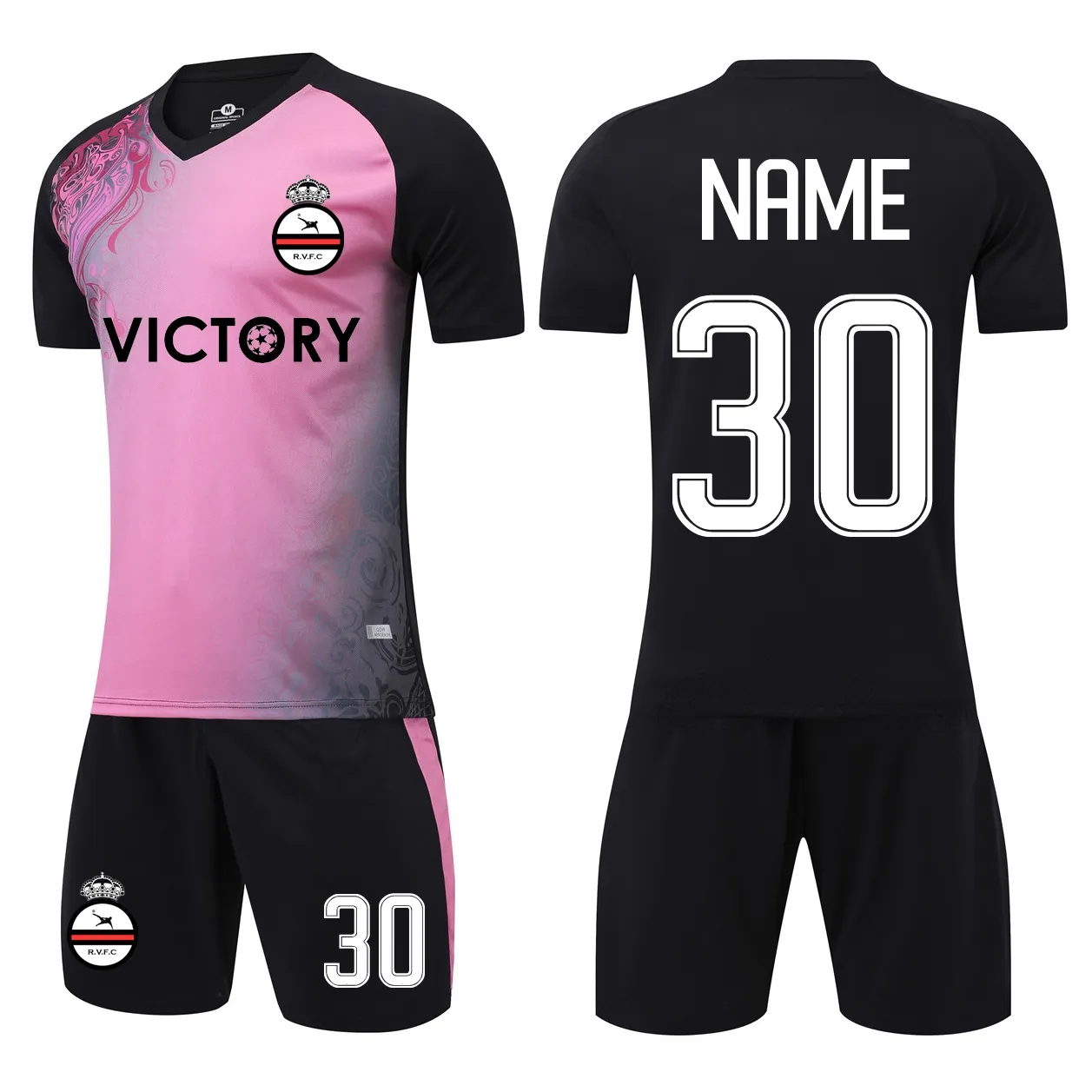VIPOKO Personalized Soccer Jerseys Any Name Number Team Logo -Custom Soccer Jerseys
