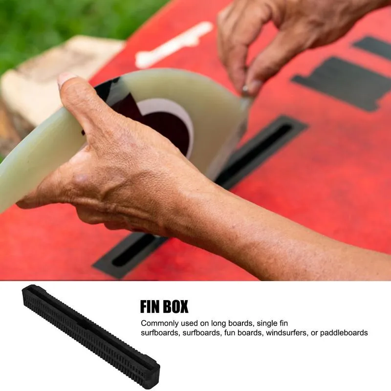 Surfing Fin Box Portable Reinforced Single Surfboard Fin Fixing Box for ...
