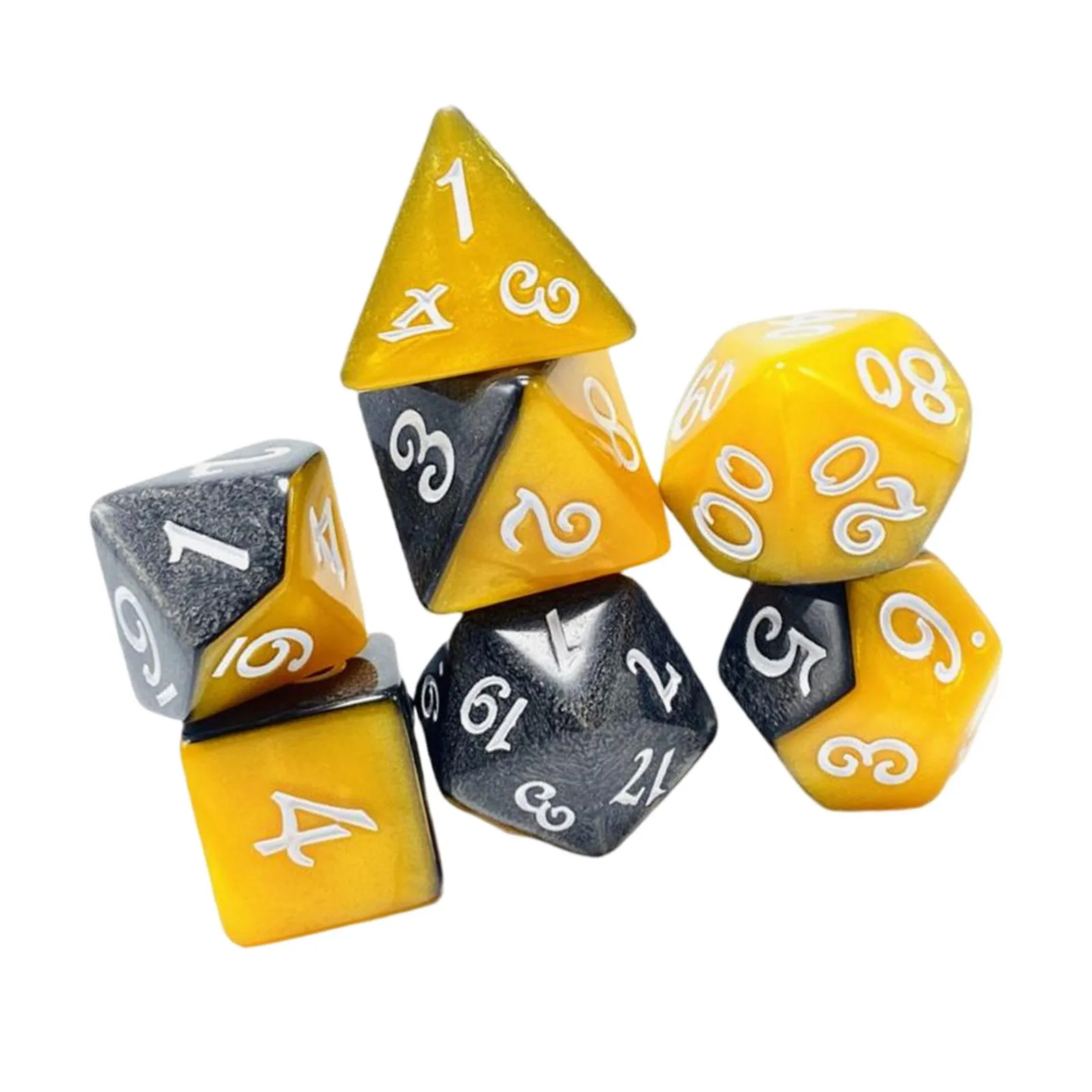 Chessex – Dés D6 Marbre Ivoire à Points Noirs – Lot De 12 Dés 16 Mm Pour Jeux De Société