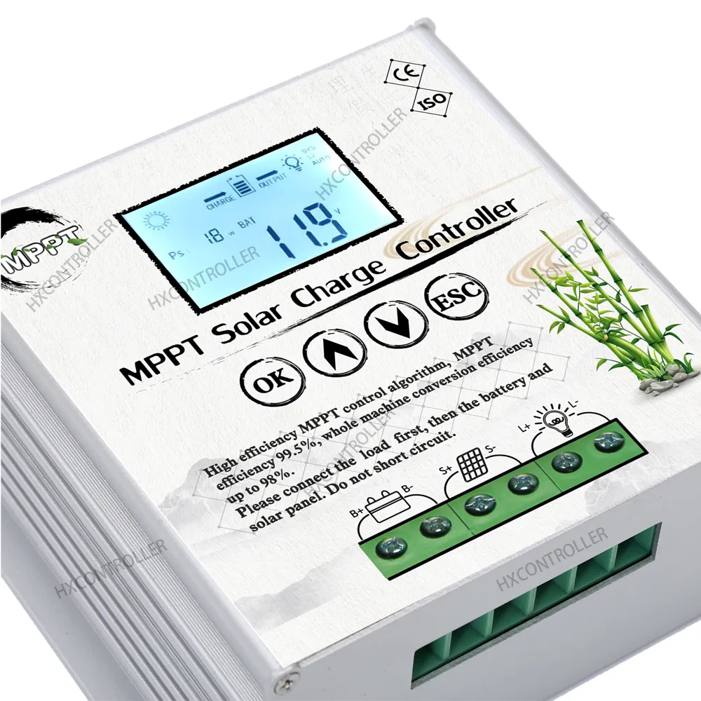 MPPT 20A 30A 40A Solar Charge Controller 12V 24V 48V Solar Panel Charging Regulator Max 130VDC For Lithium Lifepo4 GEL Battery