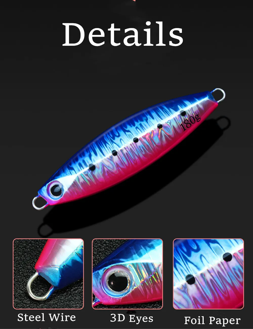 CASTFUN Slow Jigging Lures 150g & 180g Metal... From Ddmyjul, $54.31 ...
