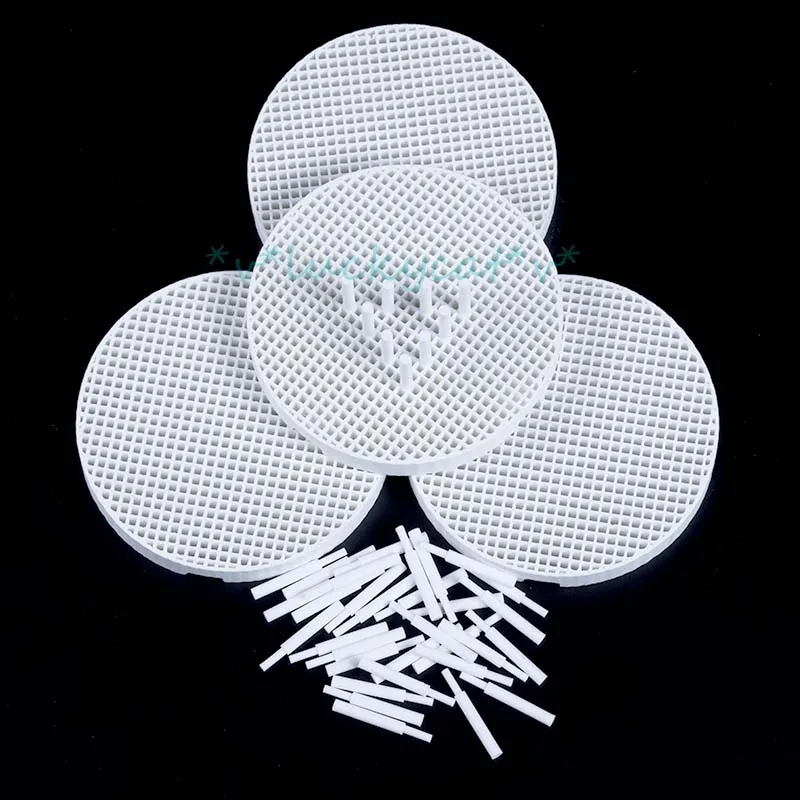 2 Dental Lab Honeycomb Firing Trays With 20 Zirconia Pins – Kiln Accessories