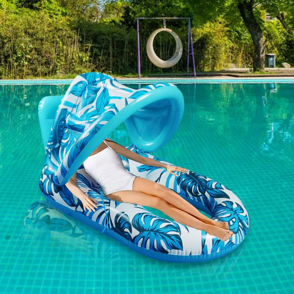 Foldable Inflatable Floating Pool Loungers PVC... From Ddmyjul, $142.67 ...