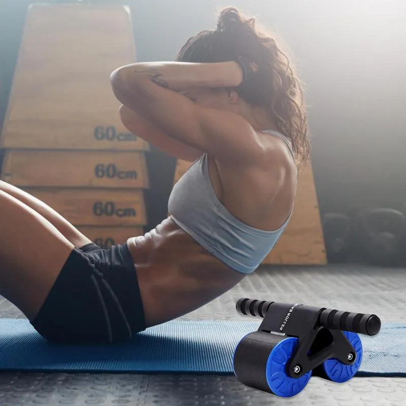Training Wheels Dual Wheel Ab Roller Non-Slip Core Trainer For