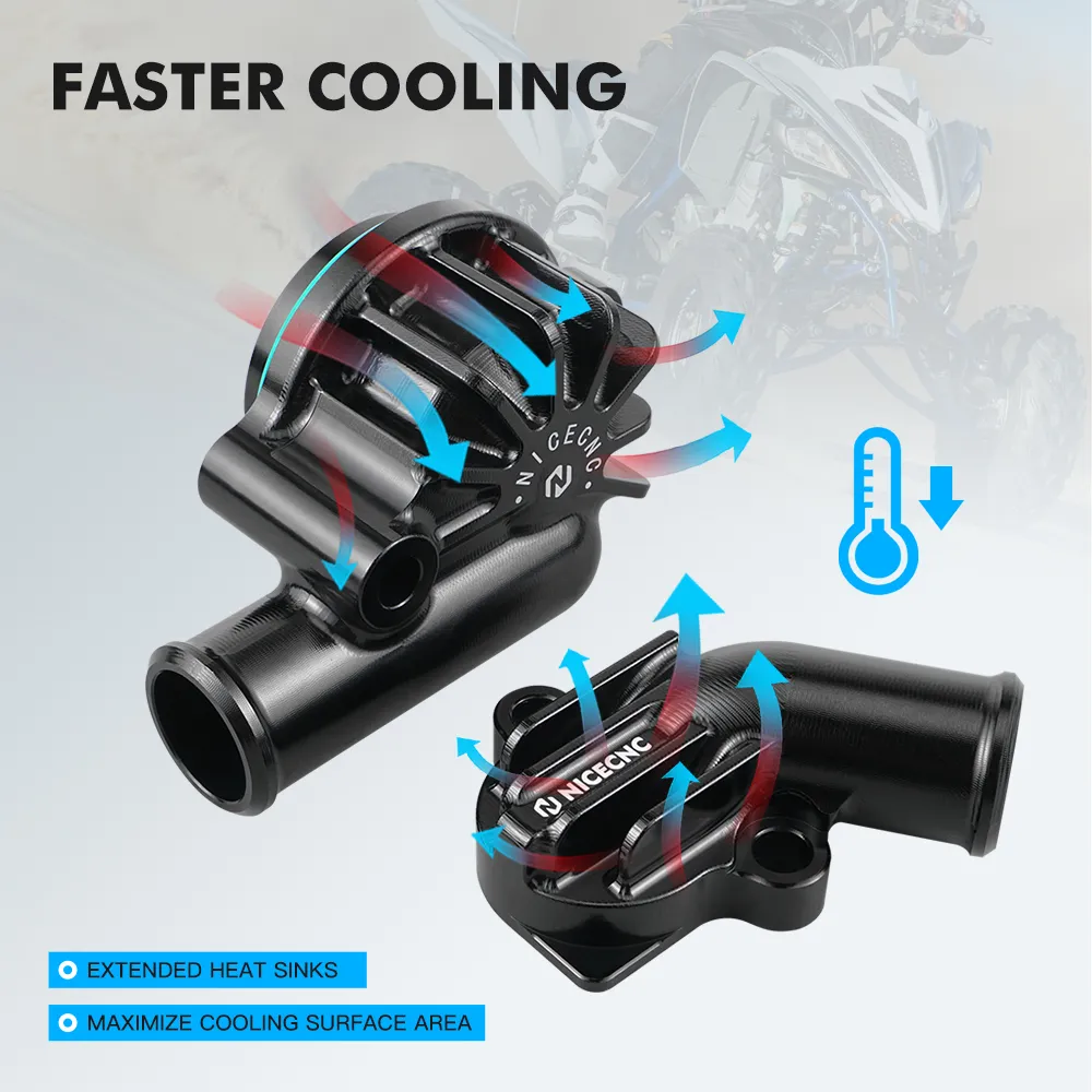 DHgate.com:2024NiceCNC Water Pump Inlet & Outlet Cover for Yamaha ...