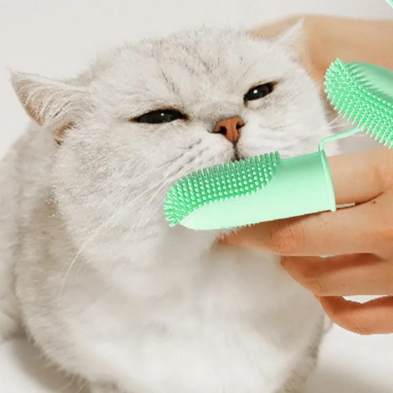 Easy To Clean Puppy Toothbrush For Small Dogs Cat Brush And Most Pets Finger Toothbrushing And Dental Cleaning Supplies From Factory Quanyuanfacai 10.95 DHgate.Com