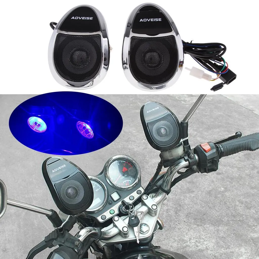 Atv Speaker Waterproof Motorcycle Audio System 600W BT Stereo