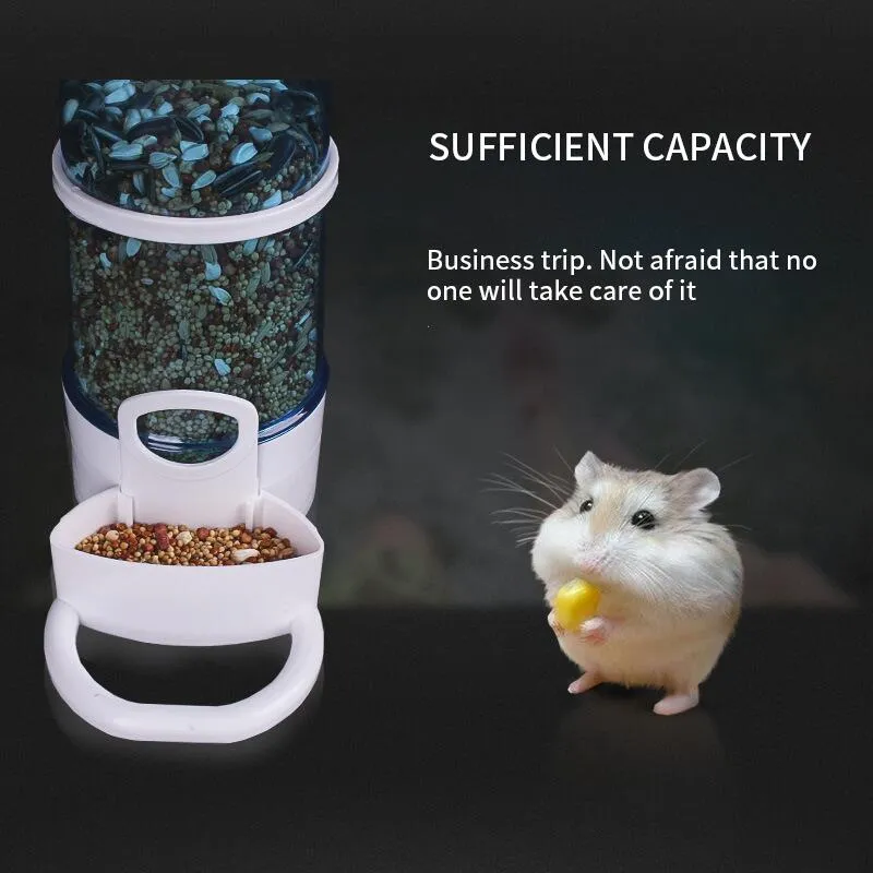 Small Automatic Pet Feeder and Water Bowl for Hamsters, Guinea Pigs ...