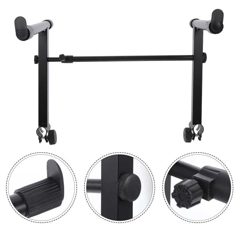 Black Universal organ piano keyboard Stand Rack for...