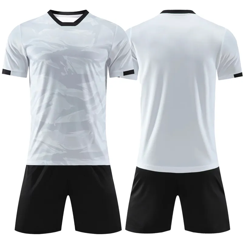 DHgate.com:Boys Football Jersey Set: Breathable Short Sleeve