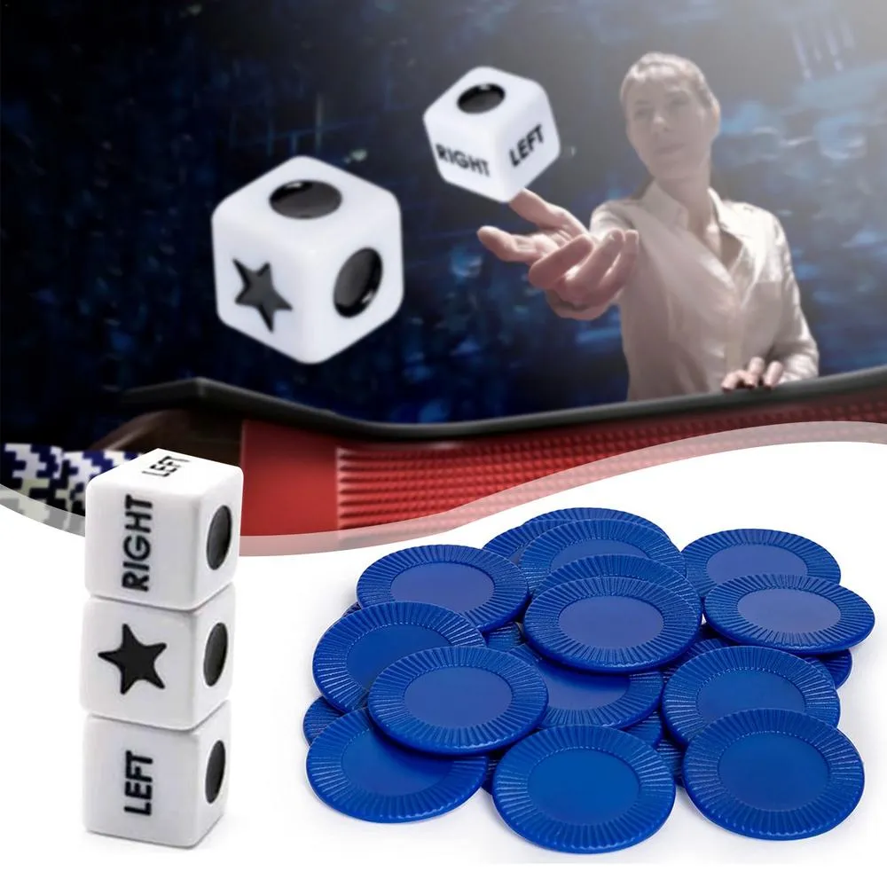 El Juego De Left Center Right, Jackpot Dice Game Small Group