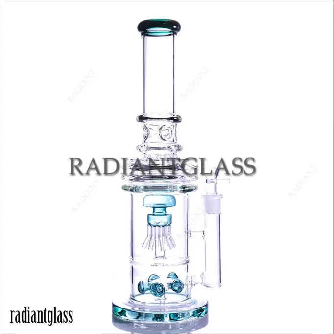 Big Bong 5mm Thick Straight Tube Dab Rigs Glass Bongs Arm Tree Perc ...