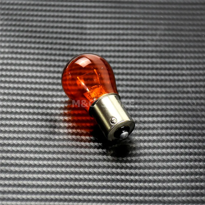 2 X Warm White 6V DC 1156 BA15S P21W Motorcycle LED Indicator Light Bulb 6 Volt - Foto 10