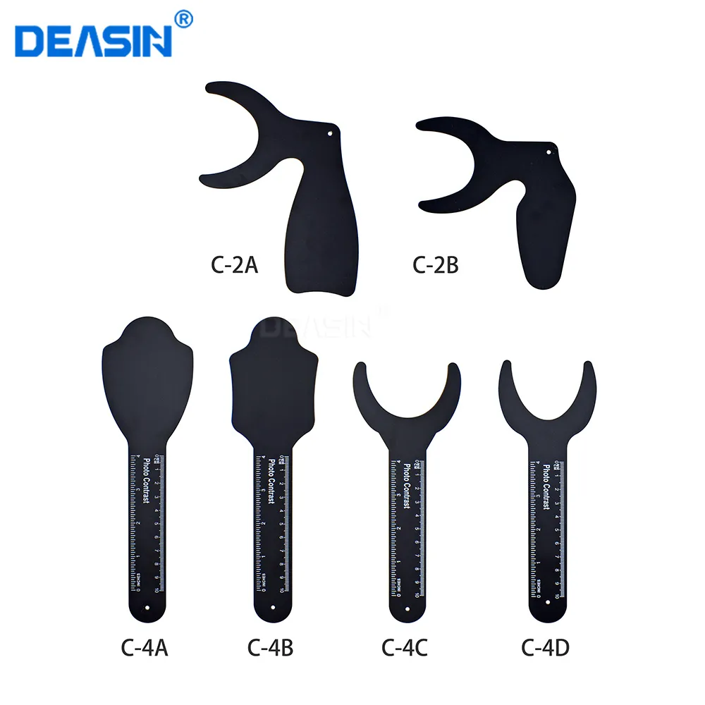 Dental Oral Mirror With Photo Contrast Background For Orthodontic Photography