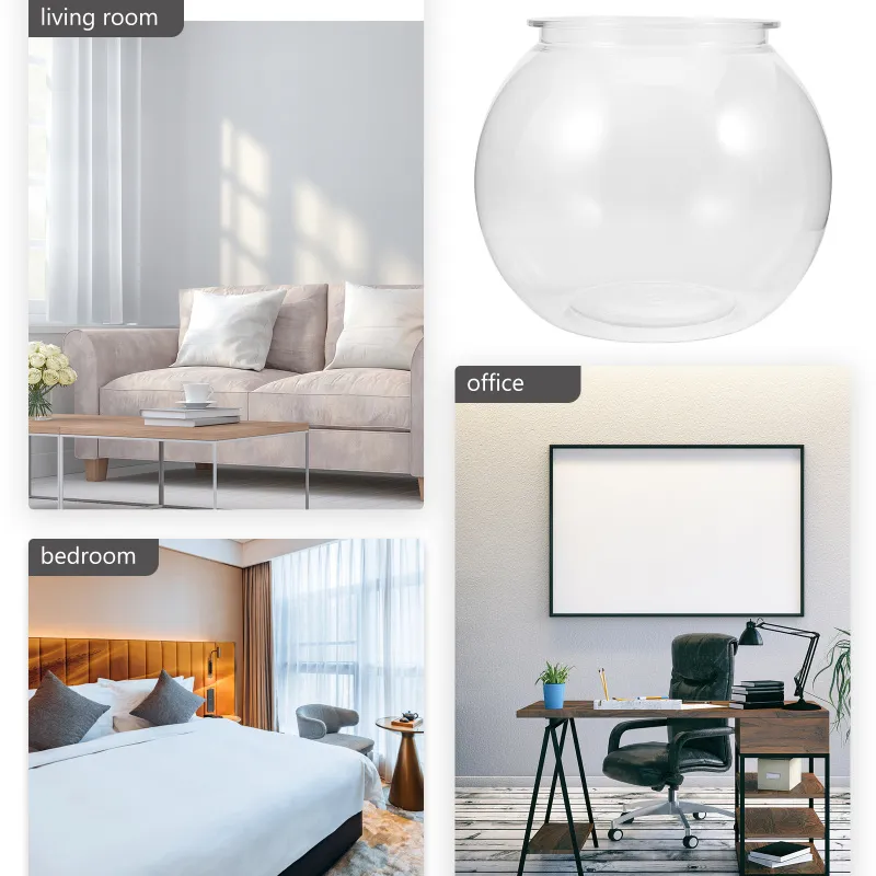 Visual Reference: Goldfish Bowl Plastic Aquariums Tanks Desktop Home From Ddmyjan 38