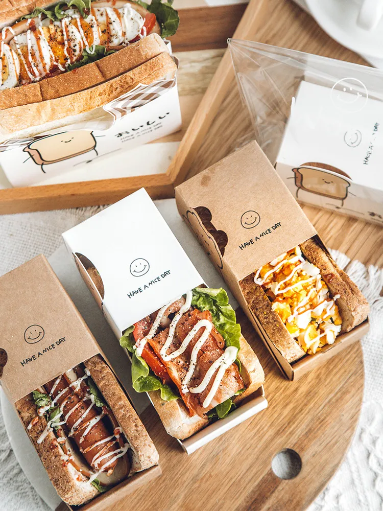 DHgate.com:Eco-Friendly Portable Sandwich Packaging Paper