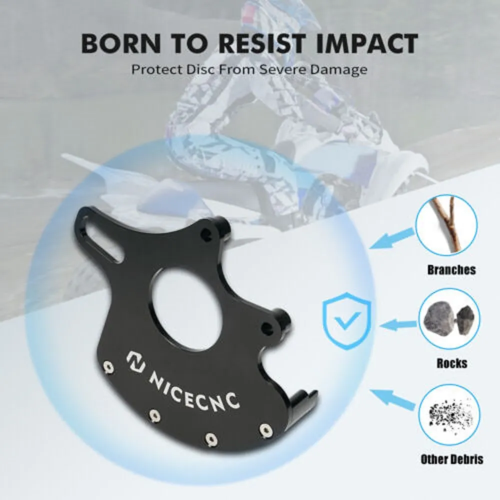 DHgate.com:CNC Aluminum ATV Rear Disc Rotor Guard Cover for Yamaha ...