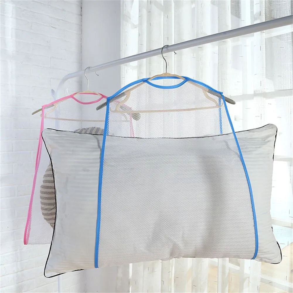 2024 Mesh Fabric Laundry Hanging Drying Rack Storage Bag for Doll ...