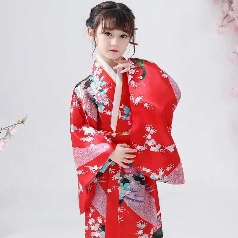 DHgate.com:Vibrant Kids Kimono Sets: Floral Yukata, Samurai