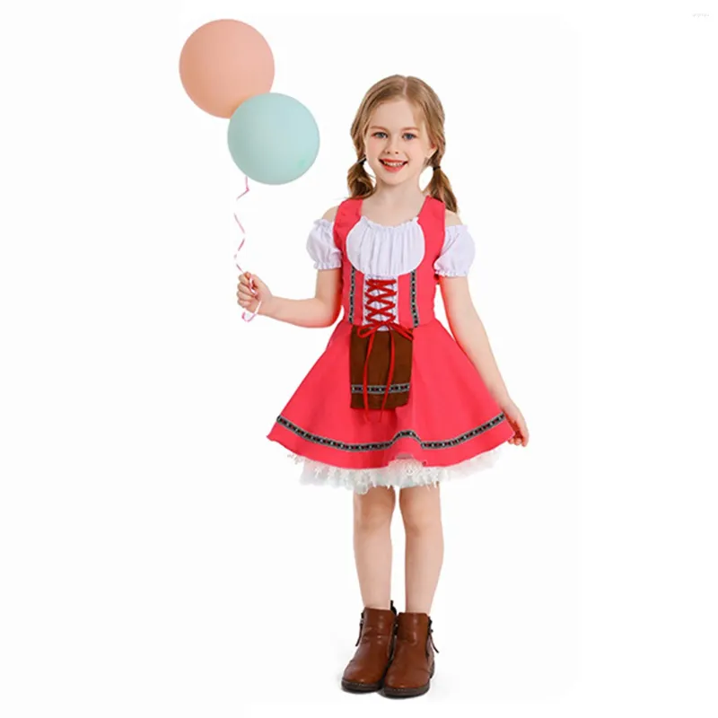 Maid Farm Plaid Girls Christmas Dress For Girls Bavarian Oktoberfest Festival Classic Beer Festival Theme Perfect For Halloween And Medieval Occasions From Qinjinqiu 19.7 DHgate.Com