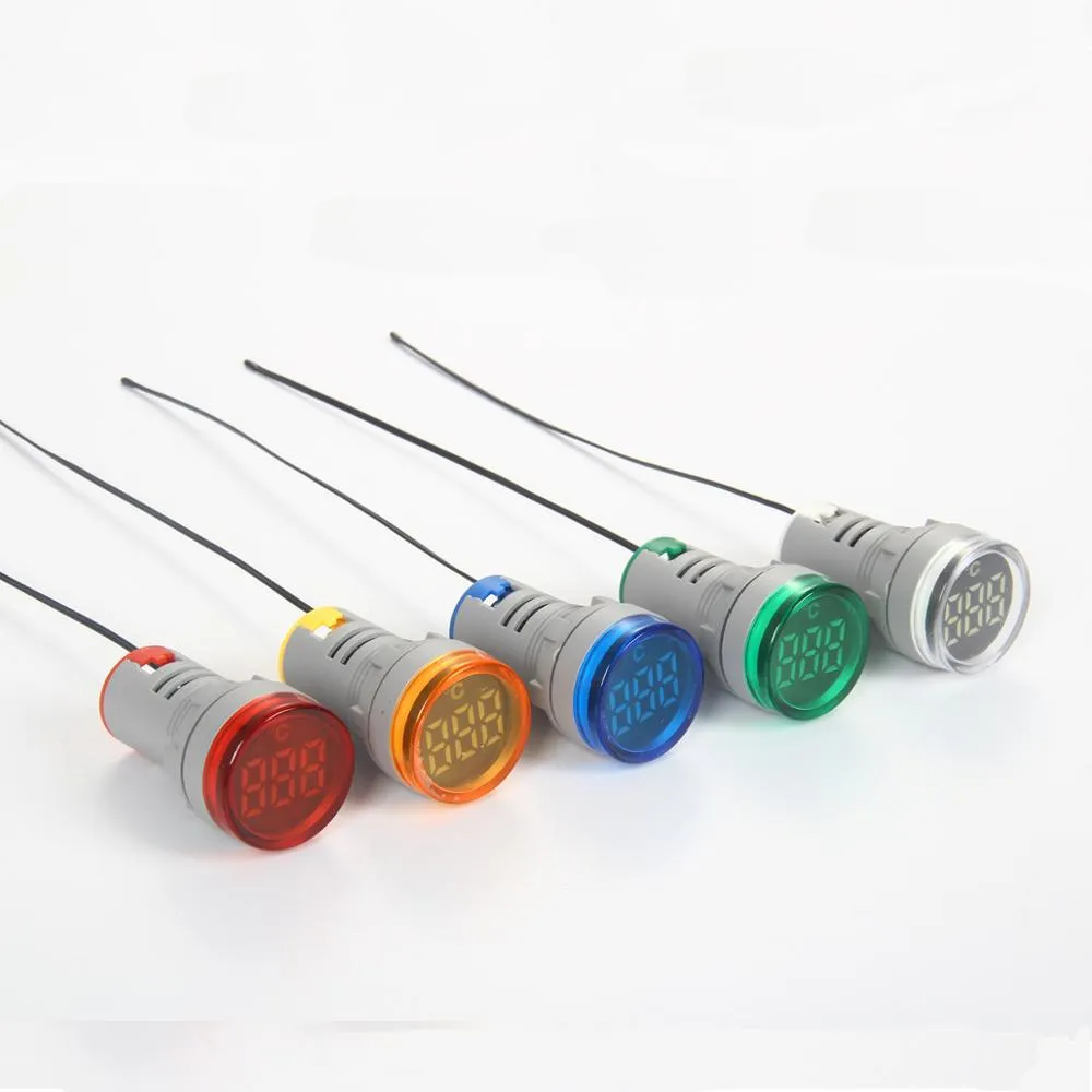 LED Temperature Display - 22mm Mini Digital Thermometer -20-199°C 50 ...