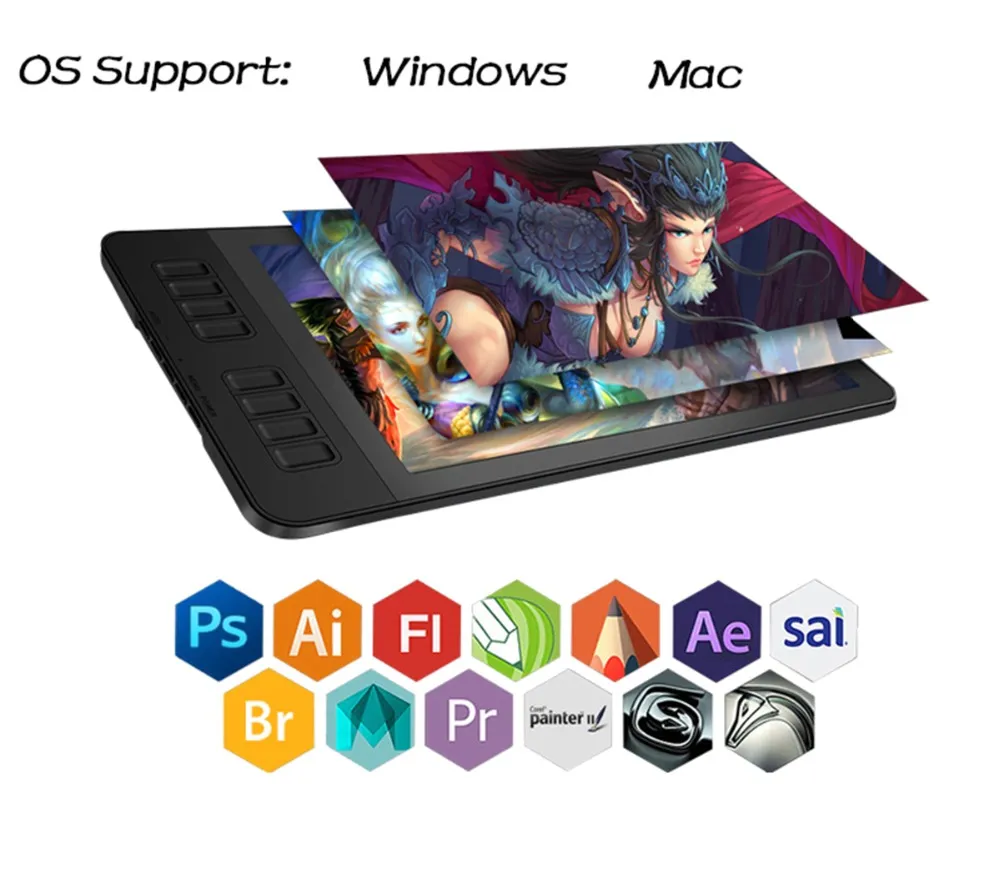 GAOMON PD1560 15.6 inch IPS HD Graphic Tablet with 8192 Pressure