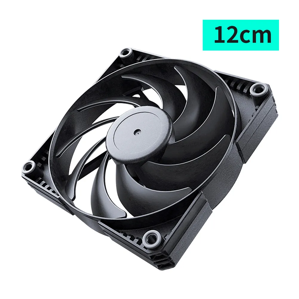 Silent PC Case Cooling Fan, 120/140mm PWM Smart Temperature Control ...