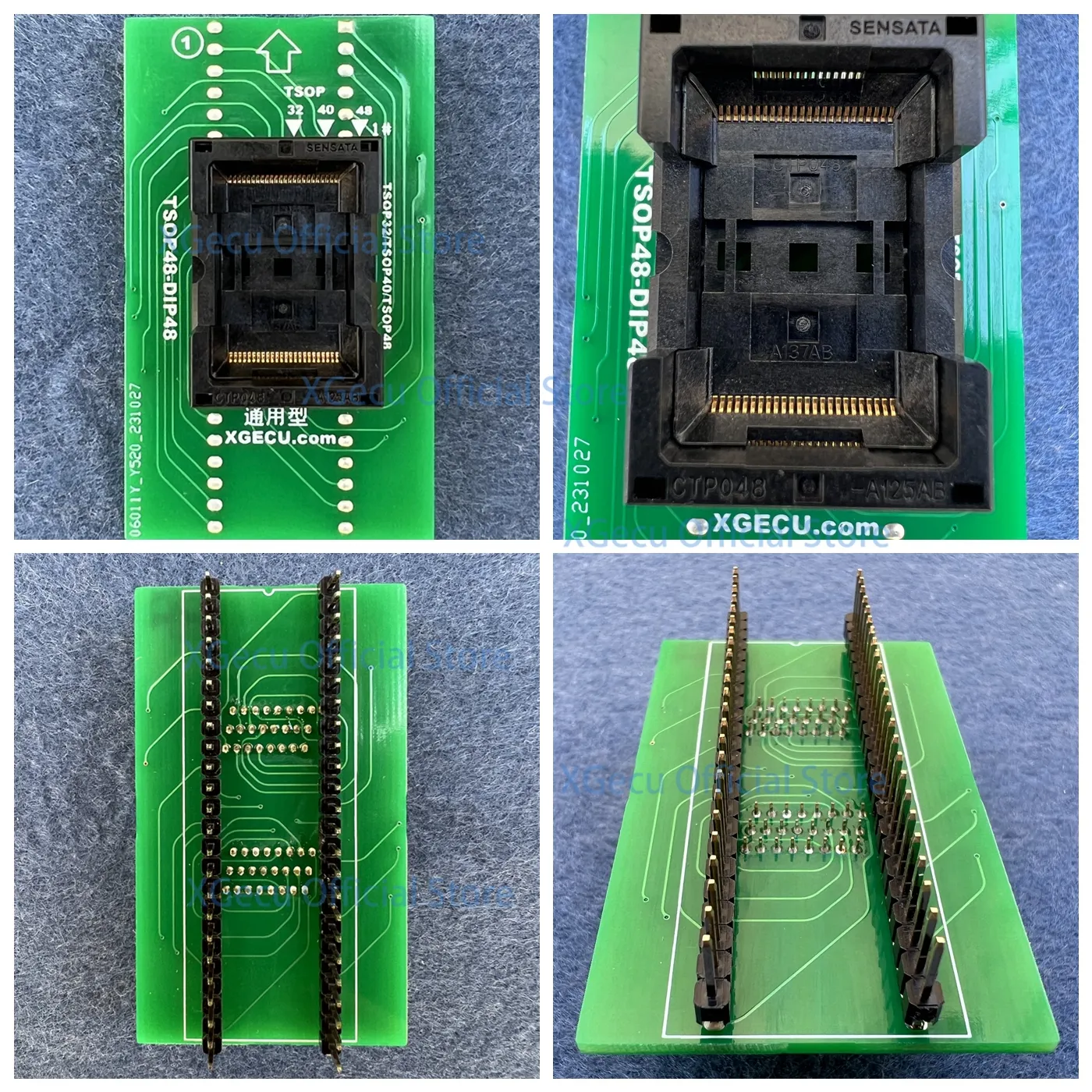 Msata Adapter TSOP48 To DIP48 Programming Socket, High Quality