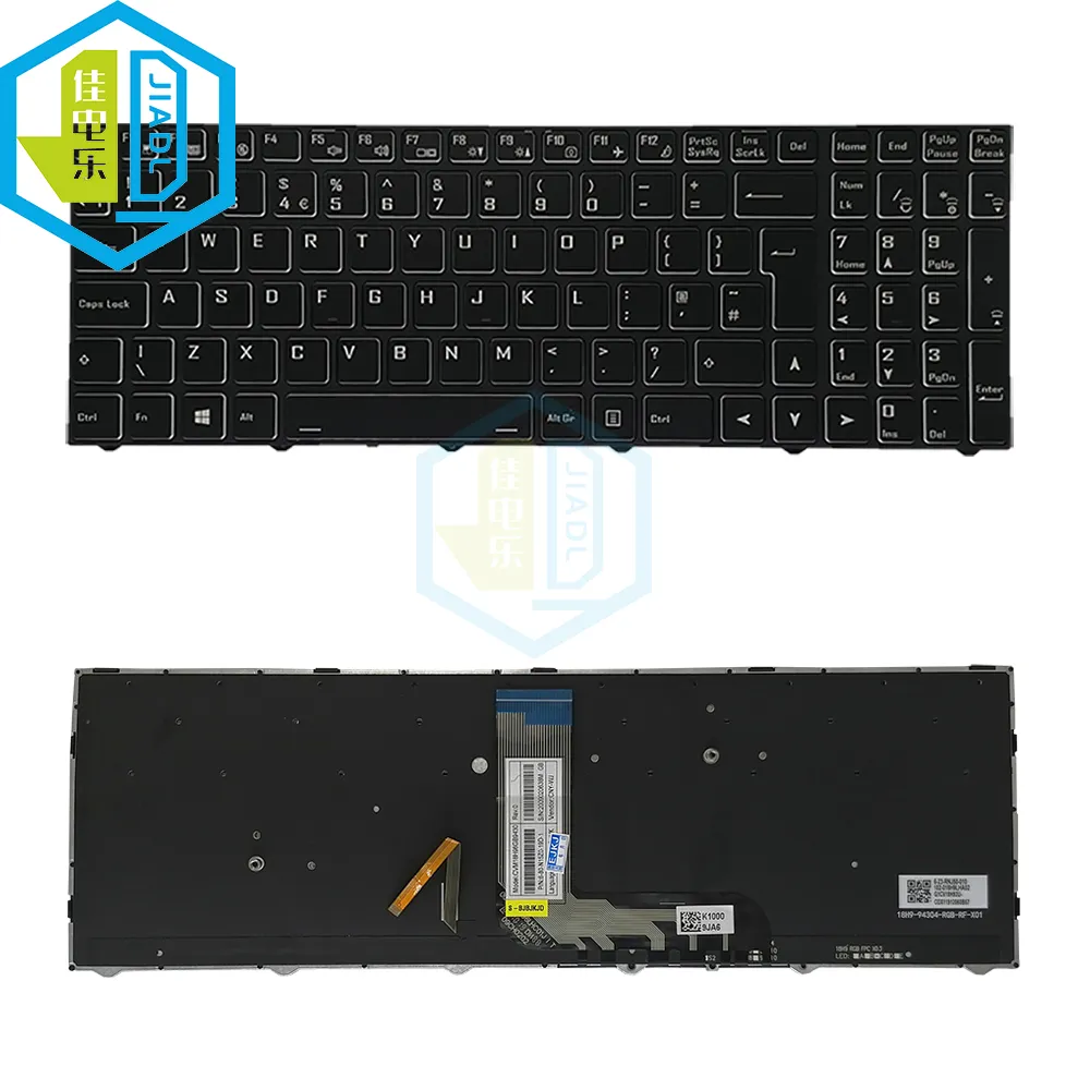 Clevo Keyboard Layout Clevo Backlit English Keyboard US Layout For PB70 PB71 PB50 PB51 PB50RF ...
