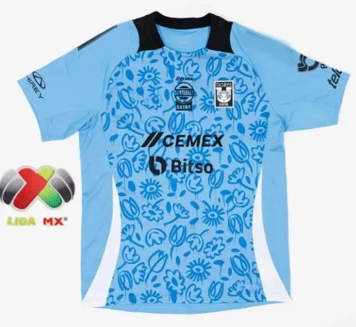 16 4xl 24 25 Tygres Uanl Soccer Jersey Home Away Away 3 2024 2025 Liga Mx Vargas Aquino 1 369 DHgate