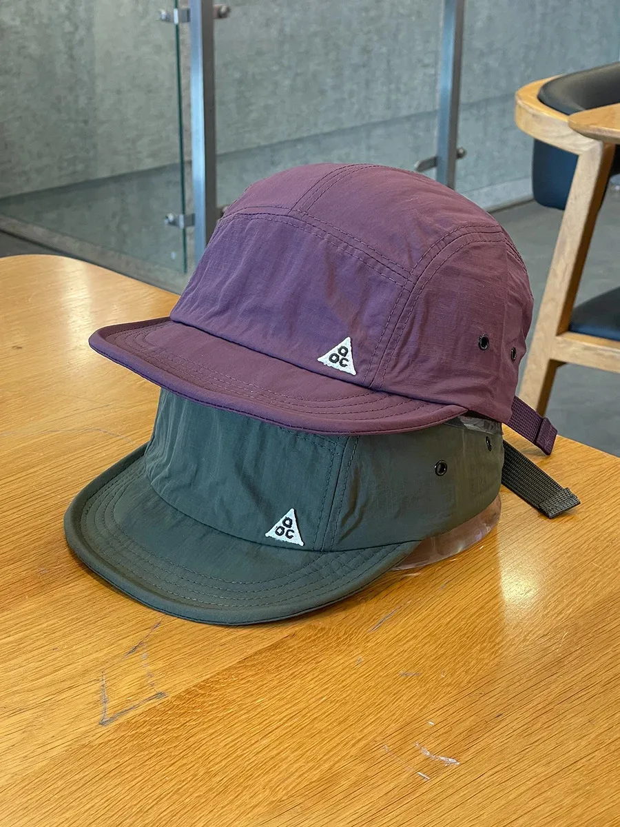 Cappello da baseball corto giapponese da uomo e da donna, a visiera morbida, a cinque pezzi, per esterni, ad asciugatura rapida, da strada, 240621_voghion.com