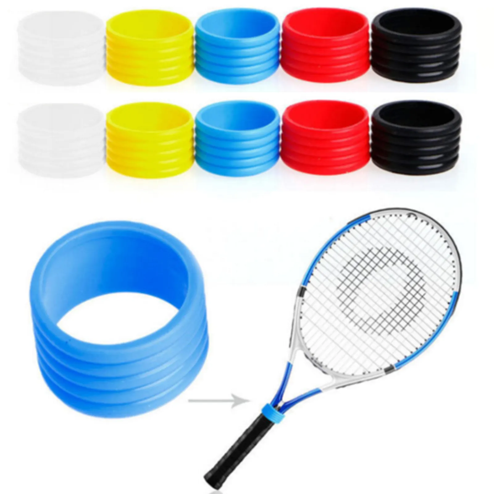 flintronic Racquet Grip Tape, 15 Pieces PU Absorbent Tennis Racket Soft Badminton Grip Tape, Anti Slip & Quick Dry Squash Grip Tape, Handle Grip Tape Multicolor flintronic Racquet Grip Tape, 15 Pieces PU Absorbent Tennis Racket Soft Badminton Grip Tape, Anti Slip & Quick Dry Squash Grip Tape, Handle Grip Tape Multicolor