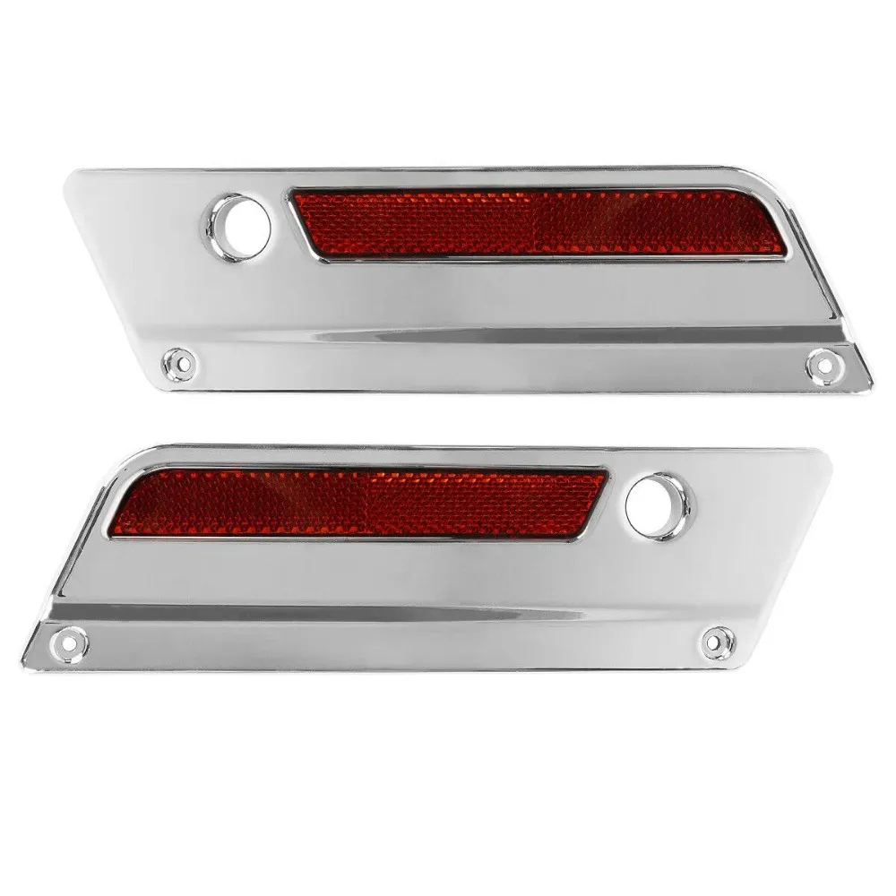 DHgate.com:Motorcycle Saddlebag Latch Plate Reflector Cover - Chrome ...