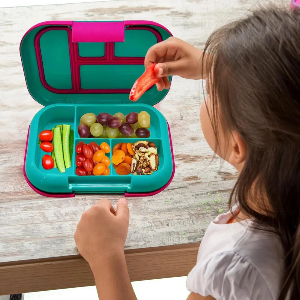 Bento Box for Teens Kids Lunch Box Containers Leakproof 4-Compartment ...
