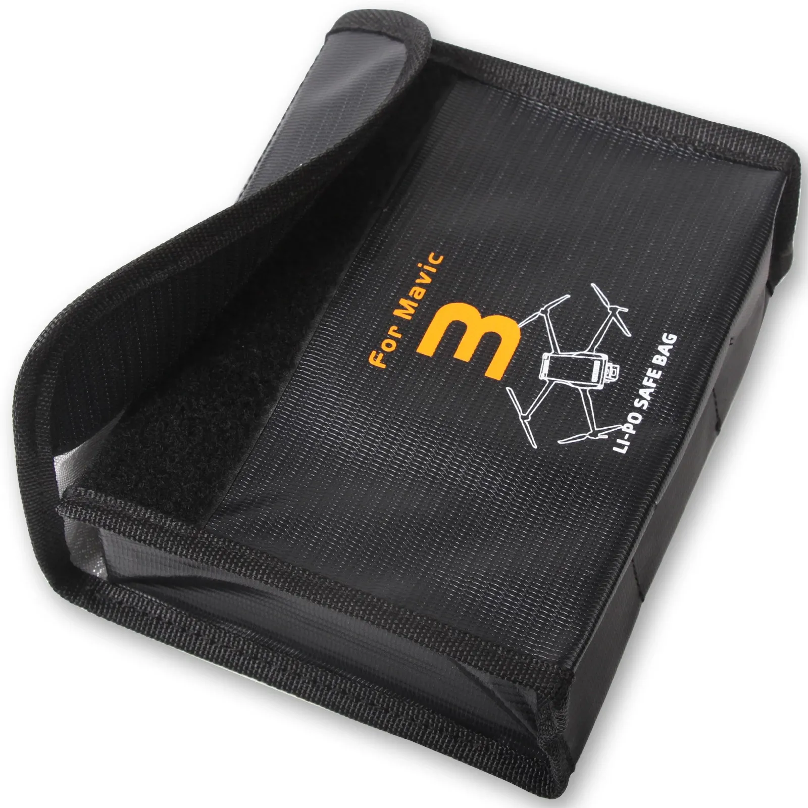 Black Fireproof Battery Protective Storage Bag LiPo Safe Box For