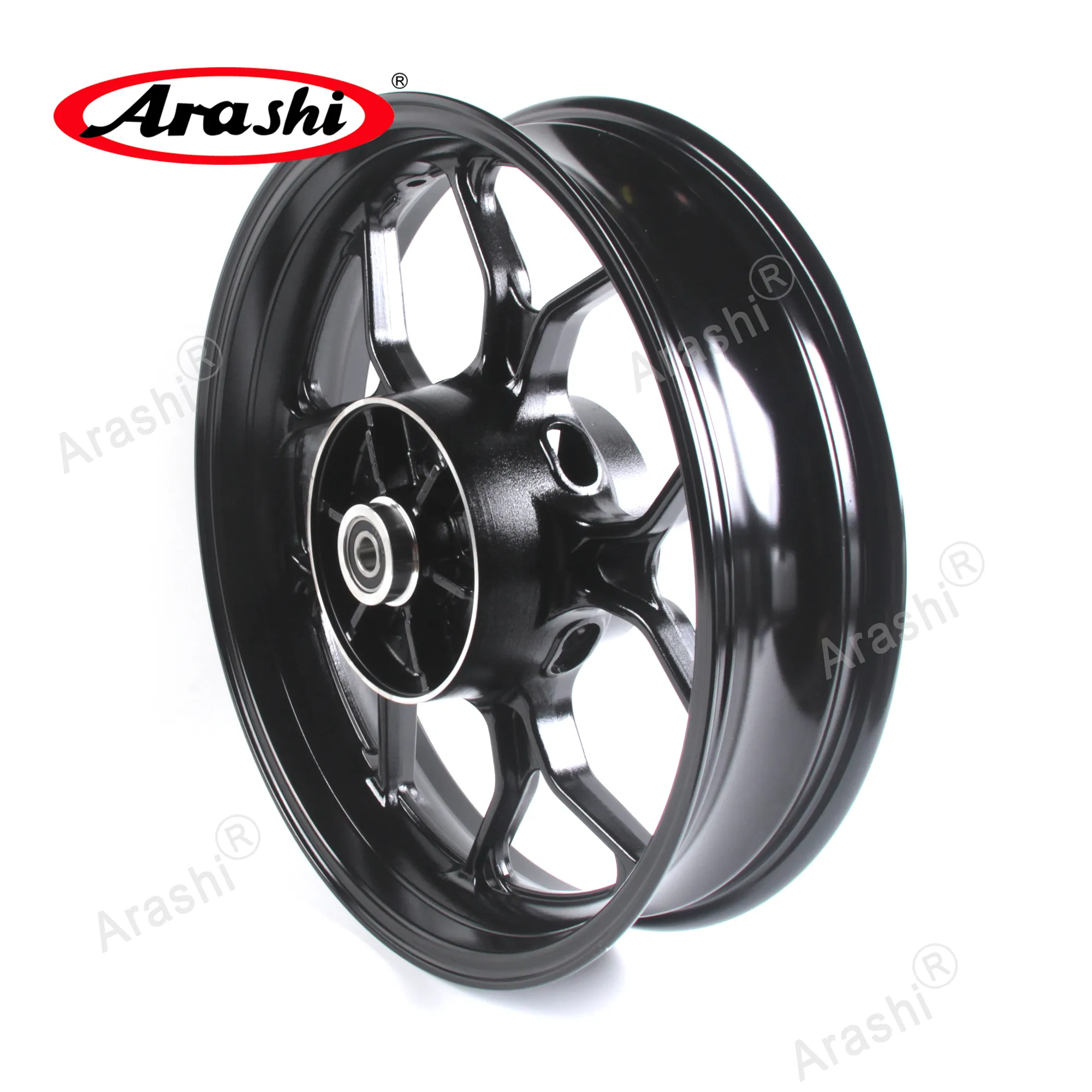 Arashi Rear Wheel Rim Hub 17 In Black Multi Spoke... From Ddmyjun ...