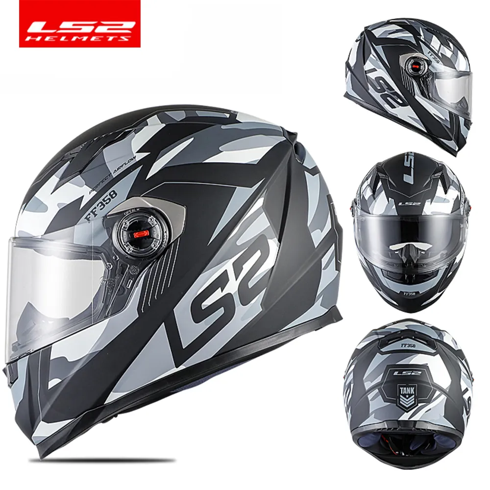 capacete ls2 helmets ff358 LS2 FF358 Full Face Motorcycle motorcycle helmets -