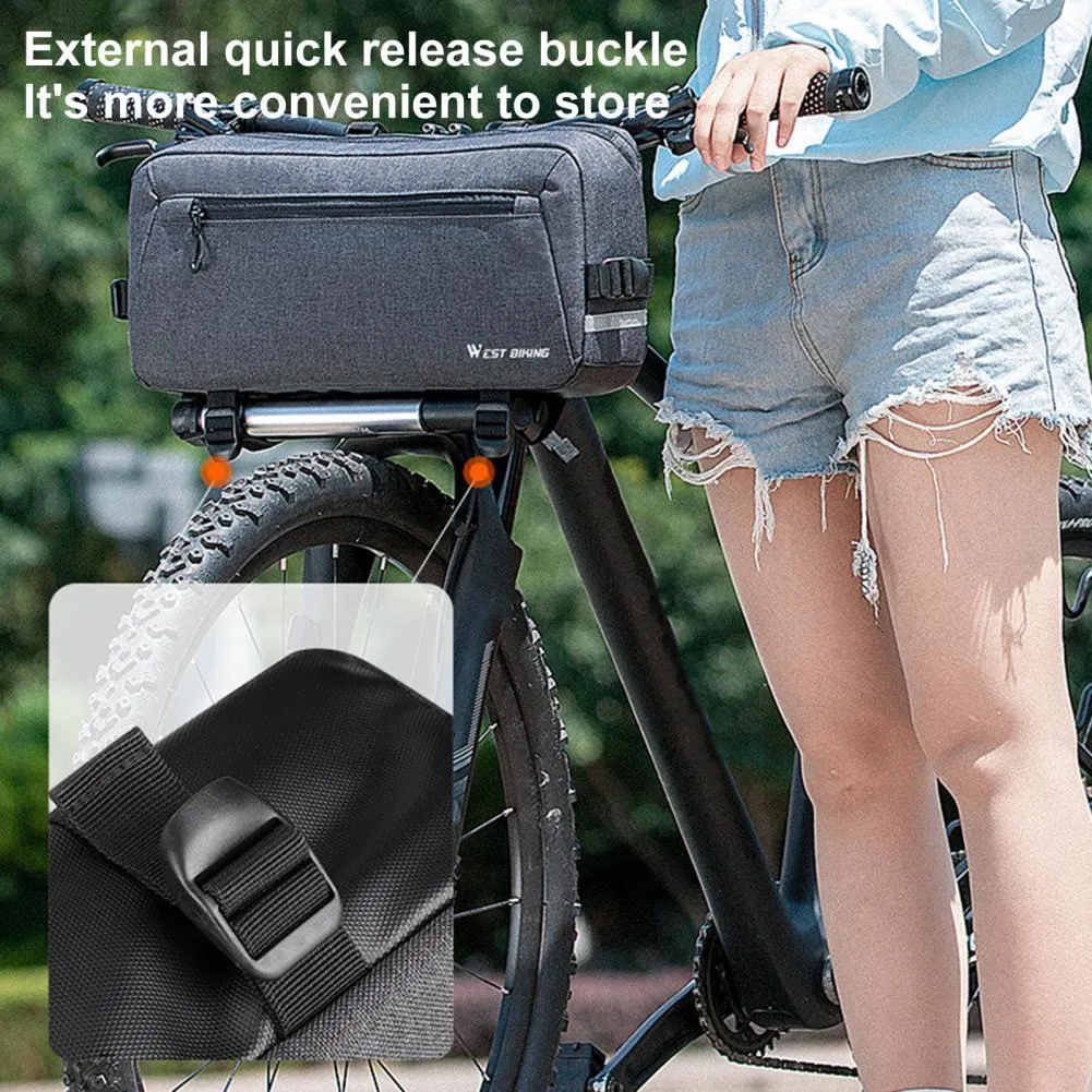 DHgate.com:High-Cap. Multi-Use Waterproof Bike Handlebar Bag