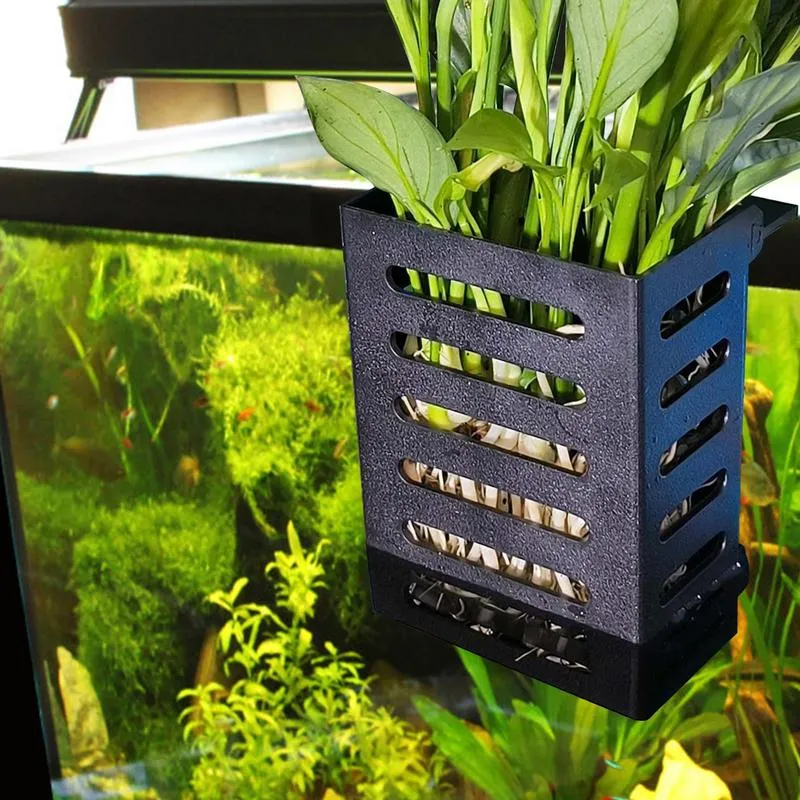 Aquarium Plant Holder Aquatic Plant Pot With Hole and Suction Cup for  Emersed Plants from Dhgate Artificial Plants - price 7.74