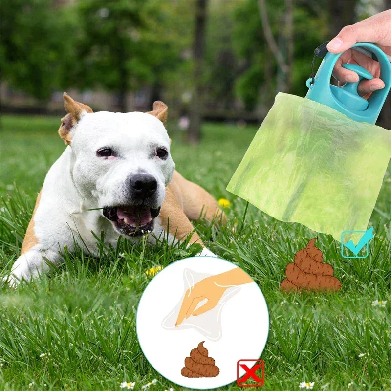 Dog Poop Bin Dog Pooper Scooper, Portable Poop Scooper Handheld