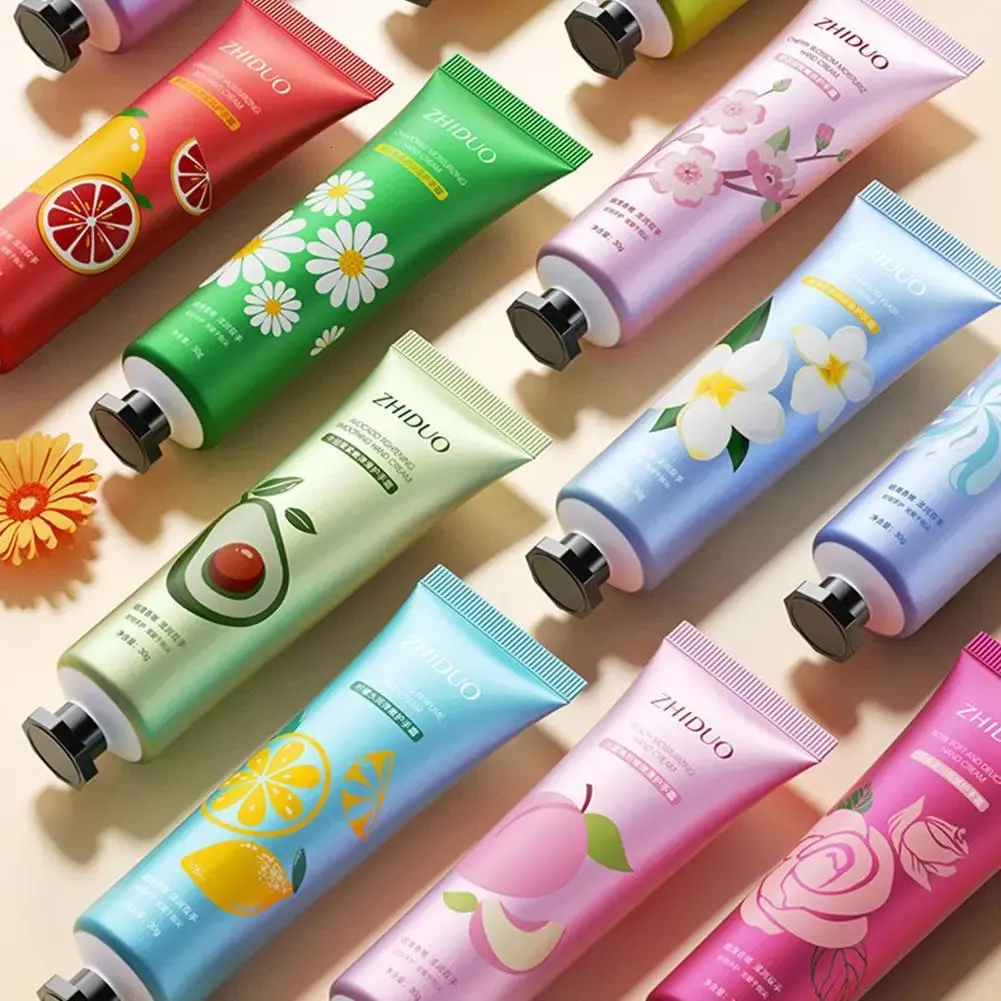 Random Creams Floral Hand Cream - Anti-Chapping, Moisturizing, Plant Essence, Winter ...